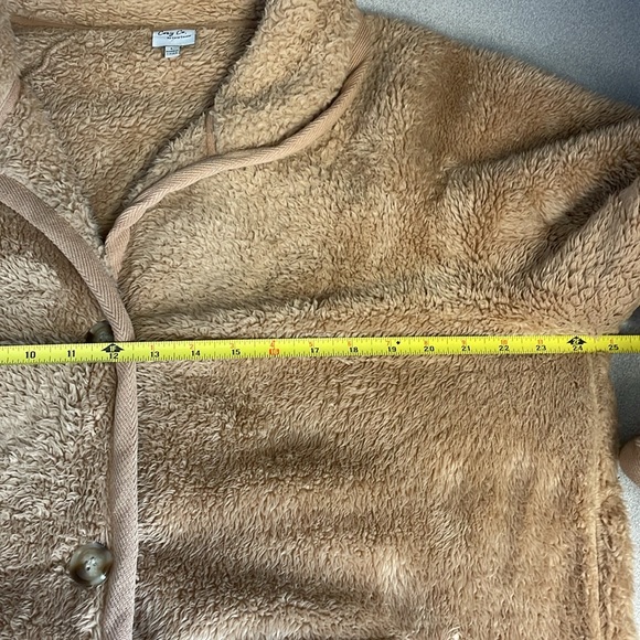 Camel colored teddy jacket - Picture 5 of 6